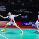 Raymond Indra/Nikolaus Joaquin di Indonesia Masters 2026/Foto: PBSI