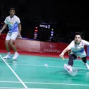 leo-bagas.JPG - Leo Rolly Carnando/Bagas Maulana di Indonesia Masters 2026/Foto: PBSI