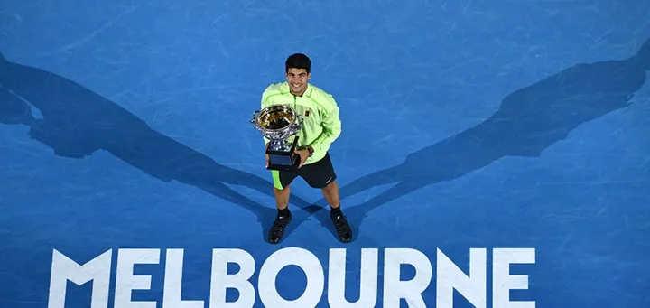 Carlos Alcaraz Cetak Sejarah usai Juara Australian Open 2026/Foto: Ausopen.com
