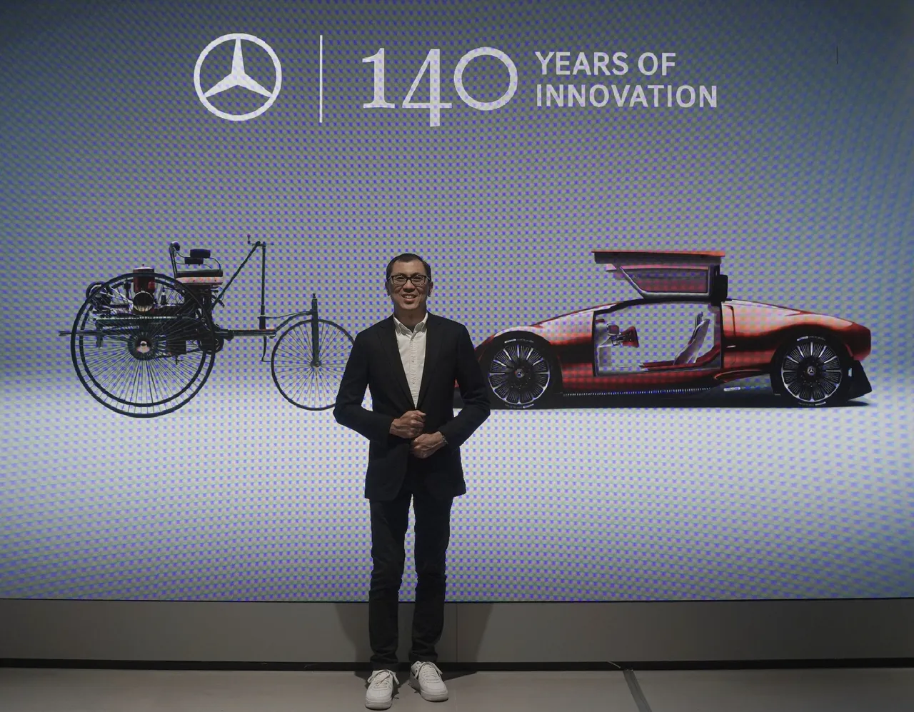 Mercedes-Benz Indonesia Donald Rachmat CEO di acara acara 140 tahun Mercedes-Benz. (MBDI)