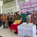 Peresmian lima diler mobil Honda Trio Group area Kalimantan, dipusatkan di Honda Trio Batulicin. (HPM)
