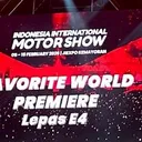Pengumuman peraih predikat Favourite Worled Premiere Lepas E4 di IIMS 2026. (Lepas Indonesia)
