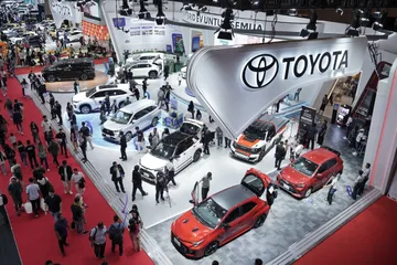 Tampilan booth Toyota di IIMS 2026. (TAM)