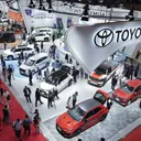 Tampilan booth Toyota di IIMS 2026. (TAM)
