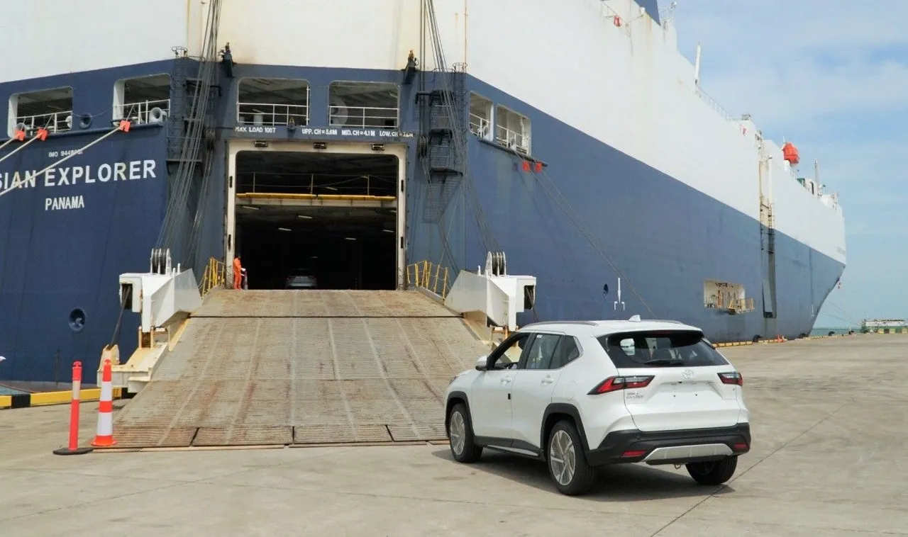 Kinerja ekspor Toyota Indonesia terus menunjukkan peningkatan. (TMMIN)