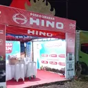 Salah satu Posko Lebaran  Hino 2026 di Kalianda Lampung. (HMSI)