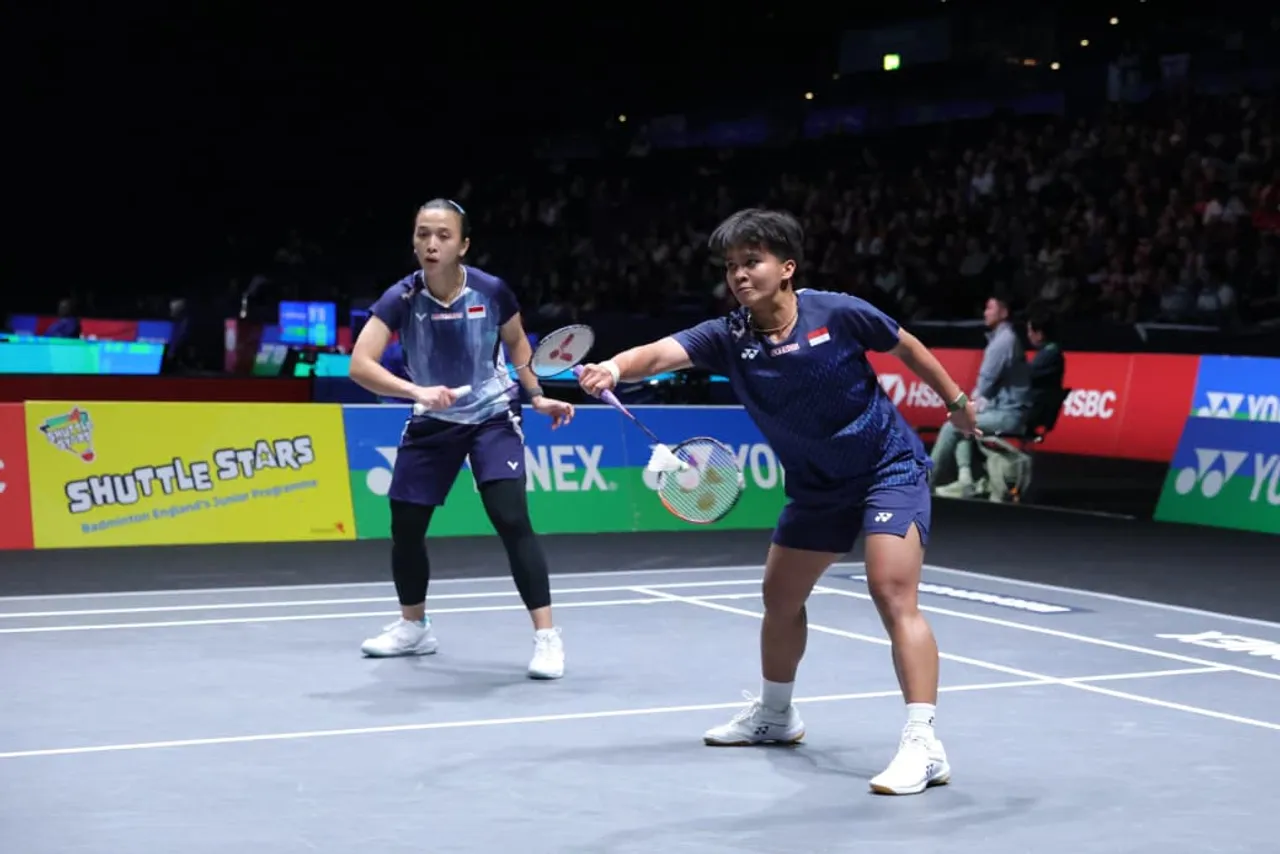 Febriana Dwipuji Kusuma/Meilysa Trias Puspitasari di All England 2026/Foto: PBSI