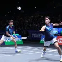 Raymond Indra/Nikolaus Joaquin di All England 2026/Foto: PBSI