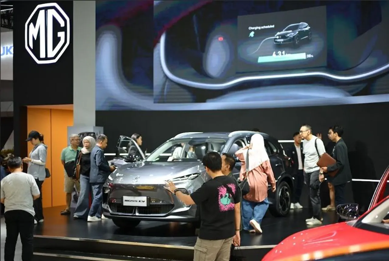 MGS5 EV mendapat sambutan positif dari pengunjung IIMS 2026. (MGMI)