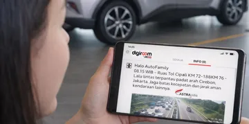 Aplikasi Auto2000 Digiroom memberikan berbagai informasi seputar perjalanan mudik. (Auto2000)