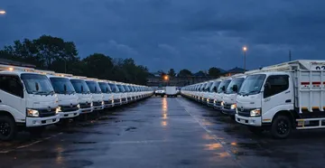 Hino akan menyuplai 10.000 unit truk untuk mendukong logistik program Koperasi Desa (Kopdes) Merah Putih. (HMSI)