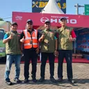 Salah satu Posko Lebaran Hino 2026 di Ngawi Jawa Timur. (HMSI).