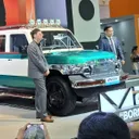 Peluncuran iCAR V23 di ajang Indonesia International Motor Show 2026 di JIExpo Kemayoran Jakarta. (Chadie)