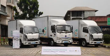 Penggunaan kendaraan niaga listrik mampu meningkatkan efisiensi di sektor logistik. (Kalista)