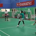 Badminton menjadi cabang olahraga ikonik Daihatsu di aacara ini. (ADM)