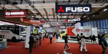 Suasana GIICOMVEC 2026 di Jakarta International Expo - Kemayoran. (Chadie)