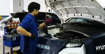 Layanan servis Hyundai GOWA buka di hari Mingu. (Hyundai GOWA)