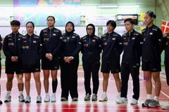 Dhinda dan Thalita Terinspirasi Piala Uber 2024