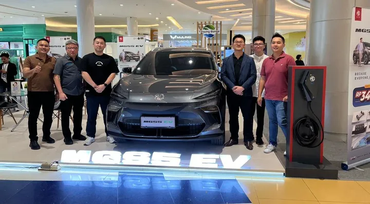 MGS5 EV resmi hadir di Kota Makassar. (MG Motor Indonesia)