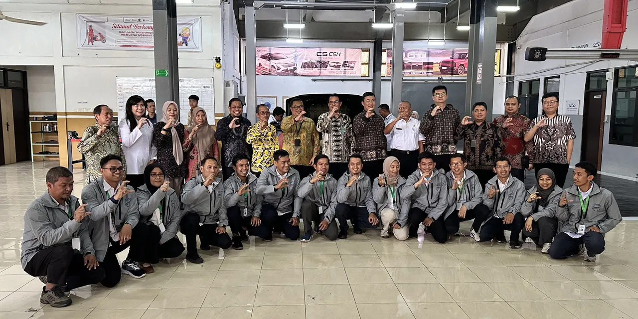 Chery Training Center Makassar merepresentasikan komitmen jangka panjang perusahaan dalam membangun sinergi antara industri, pemerintah, dan institusi pelatihan. (CSI)