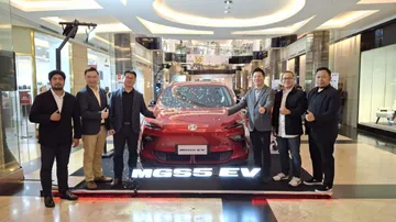Peluncuran MGS5 EV di Kota Bandung bersama MG Andalan Motors. (MG Motor Indonesia)