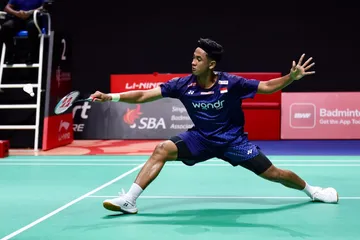 Alwi Farhan di Singapore Open 2026/Foto: PBSI