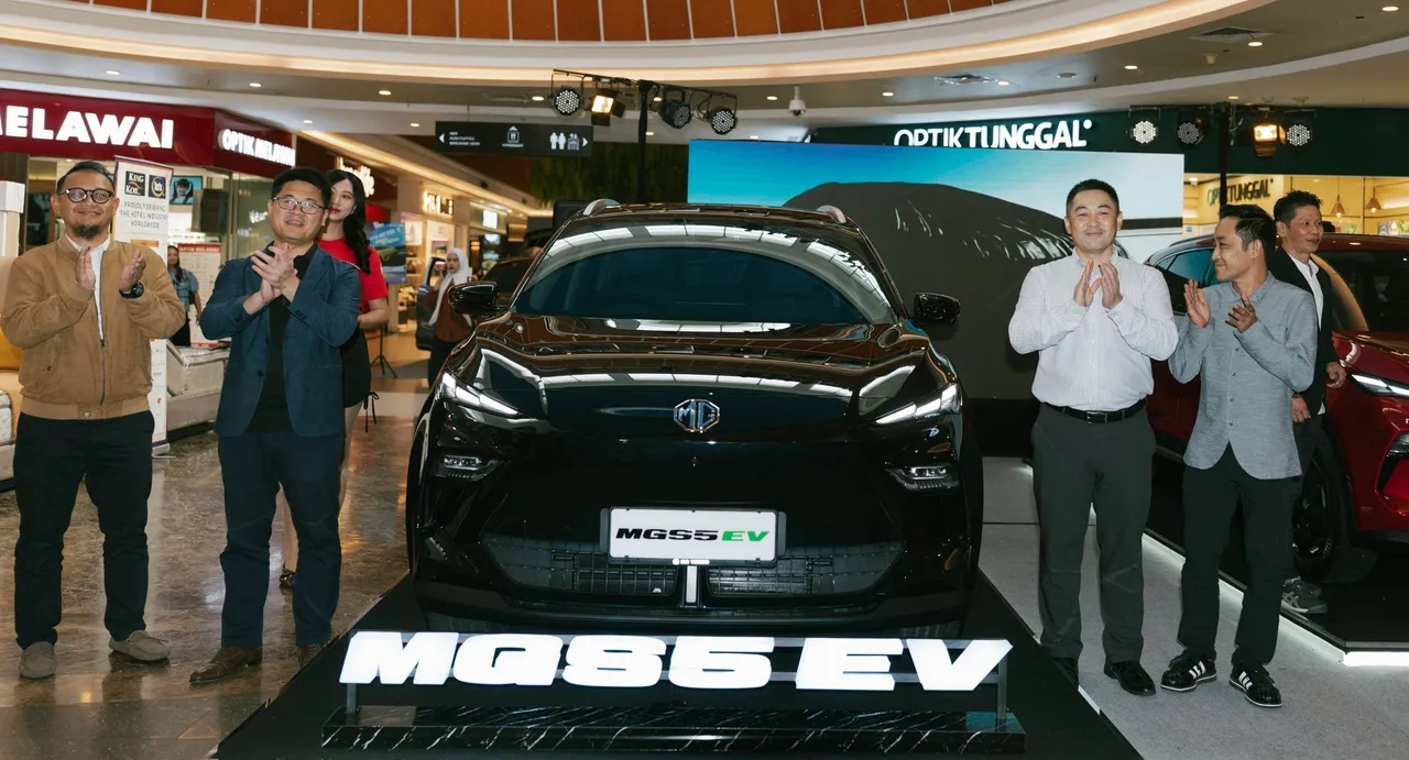 Peluncuran MGS5 EV di Pontianak. (MGMI)