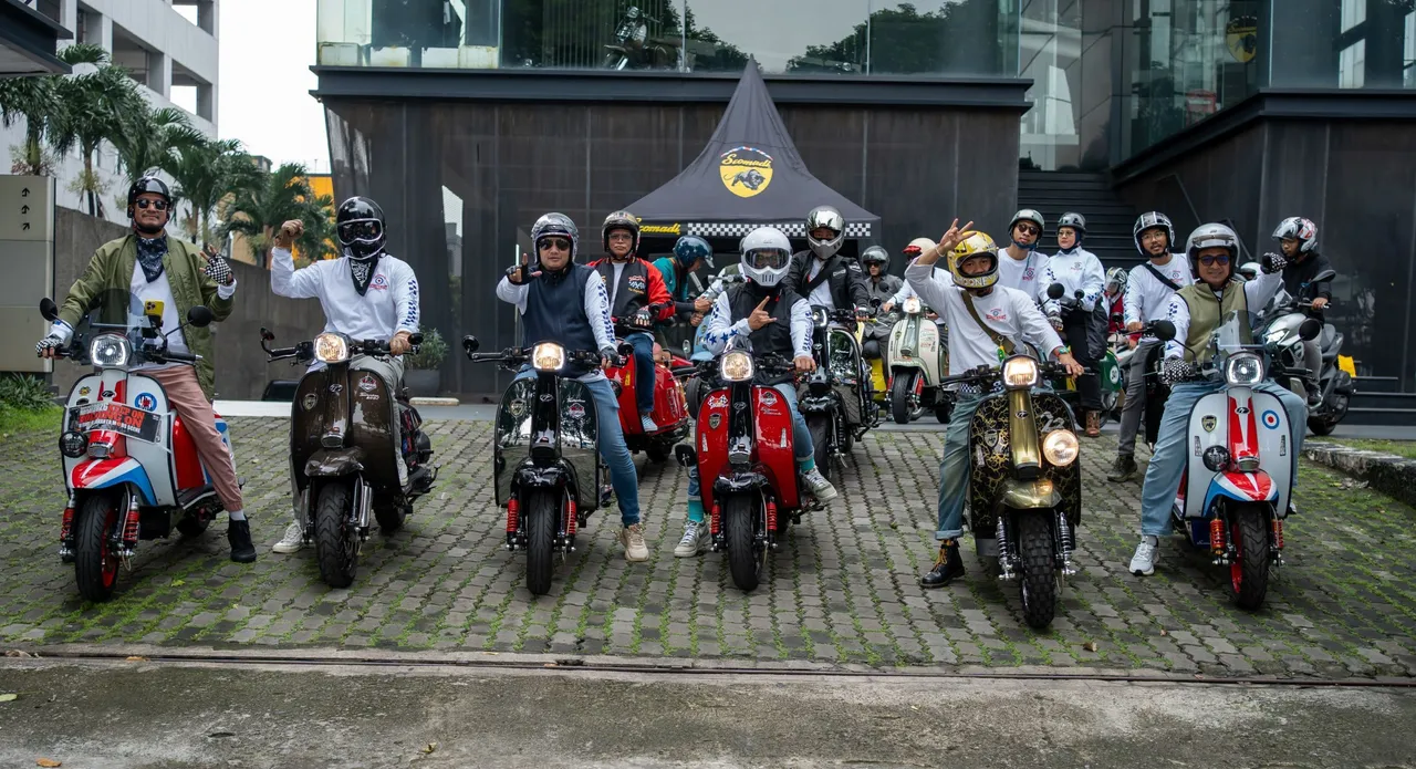 Scomadi Owners Indonesia meriahkan Jakarta Mods May Day 2026. (Scomadi Indonesia)