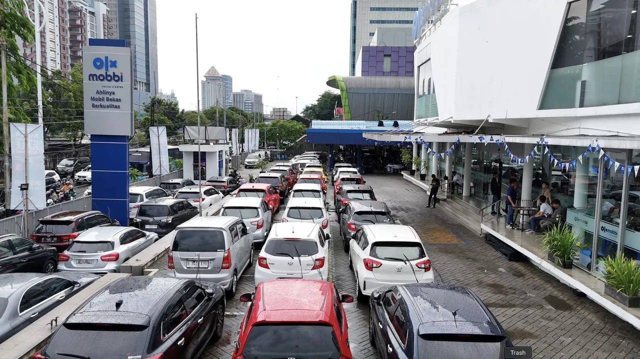 Salah satu gerai OLXMobbi. (OLXmobbi)