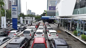 Salah satu gerai OLXMobbi. (OLXmobbi)