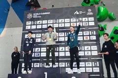 Sejarah! Tri Ramadani Raih Medali Emas Nomor Lead di World C
