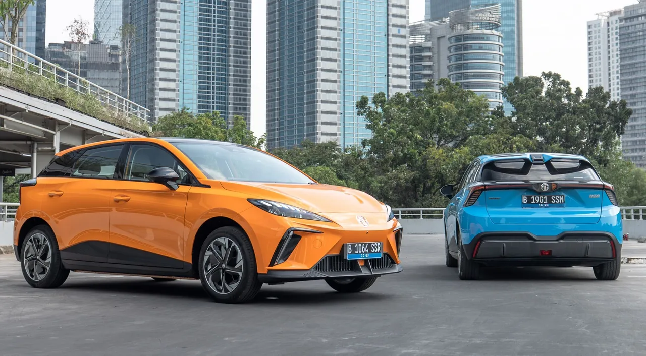 MG4 EV raih penghargaan Best Small EV di Otomotif Award untuk kedua kalinya. (MGMI)