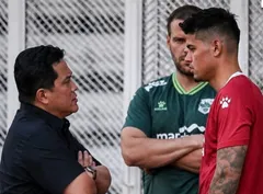 Erick Thohir Pantau Sesi Latihan Timnas Indonesia Jelang Law