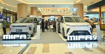 Rangkaian pameran mobil listrik Indomobil Expo singgah di Palembang. (Indomobil)