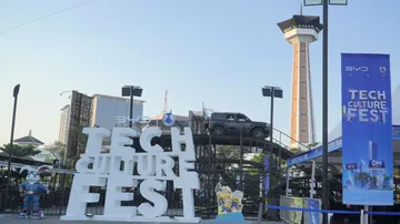 Rangkaian kegiatan BYD Tech Culture Fest kini singgah di Kota Semarang. (BYD Motor Indonesia)