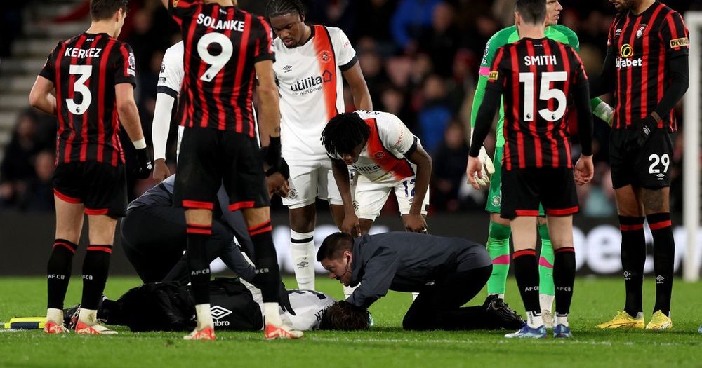 Horor! ini Penyebab Laga Bournemouth vs Luton Town Dihentikan