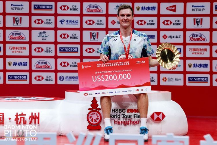 Juara World Tour Finals, Viktor Axelsen Kantongi Hadiah Rp3 Miliar