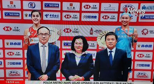 China Tak Kibarkan Bendera Taiwan untuk Juara BWF World Tour Finals