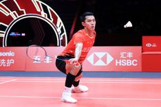 Jonatan Christie Tumbang di Semifinal BWF World Tour Finals 2023 - Jonatan Christie tunggal putra Indonesia