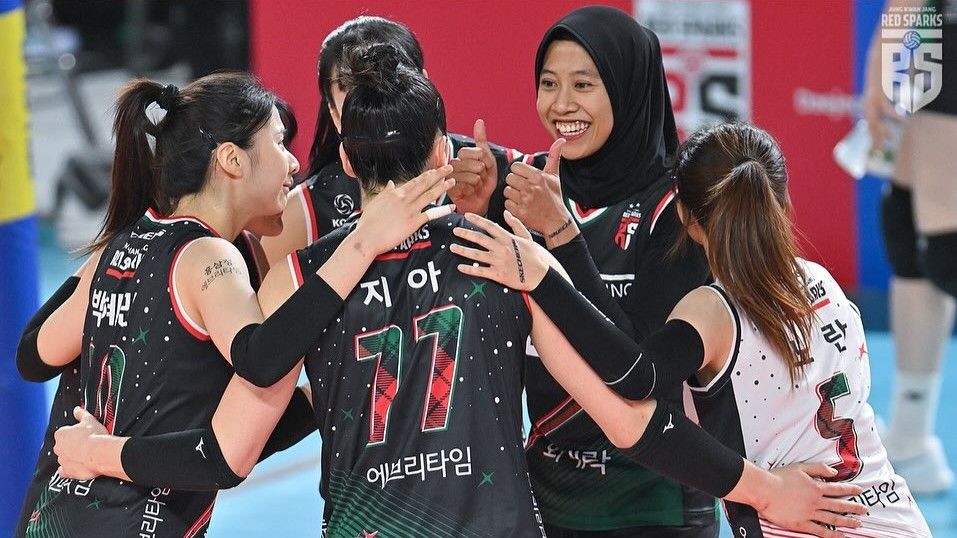 Klasemen Liga Voli Putri Korea Selatan V-League per 24 Desember 2023