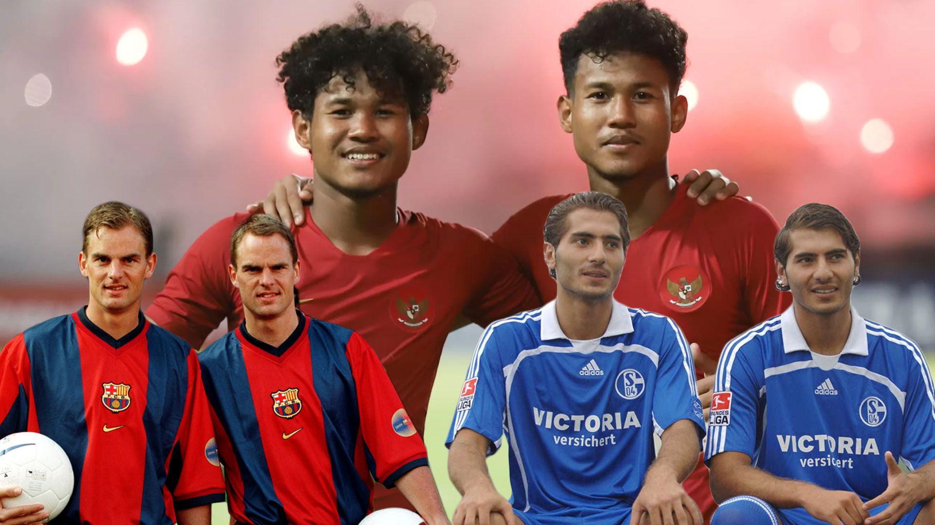 Pesepakbola Kembar, Bagus Kahfi, Bagas Kaffa, Ronald De Boer, Frank De Boer, Hamit Altintop, Halil Altintop