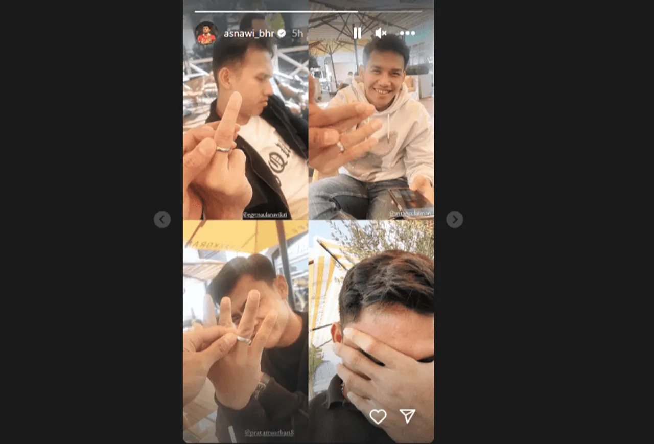 Story Instagram Asnawi Mangkualam Bahar Pas Lagi TC di Turki