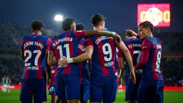 Barcelona menang tipis atas Brabasto di Copa del Rey/Twitter Barcelona