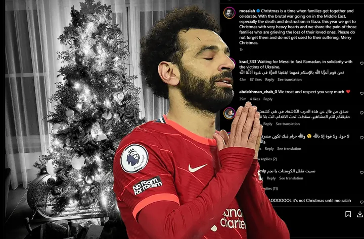 Postingan Natal Mo Salah