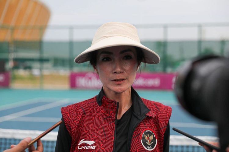 Legenda tenis Indonesia Wynne Prakusya yang kini jadi kapten tidak bermain tim tenis beregu putri di SEA Games 2023