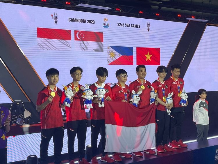 Timnas esports Valorant Indonesia berbagi emas dengan Singapura di SEA Games 2023.