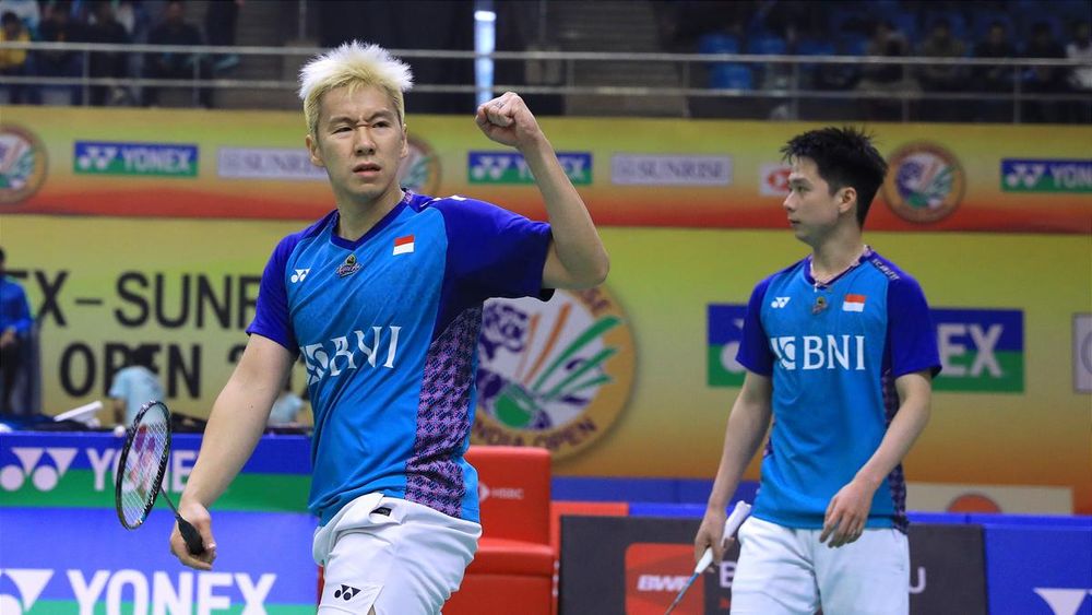 Marcus/Kevin Kantongi Tiket 16 Besar Singapore Open 2023