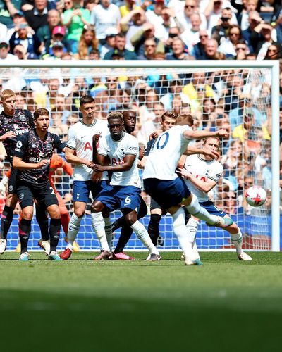 Laga Tottenham vs Brentford berlangsung di Stadion Tottenham Hotspur, London, Sabtu (20/5/2023).