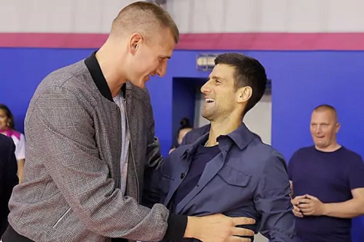 Nikola Jokic dan Novak Djokovic