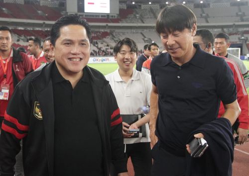 Erick Thohir Puji STY Bawa Indonesia Lolos 8 Besar Piala Asia U-23
